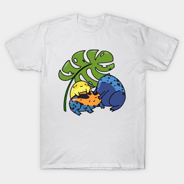 Dart Frog Buddies T-Shirt by Sidhe Crafts